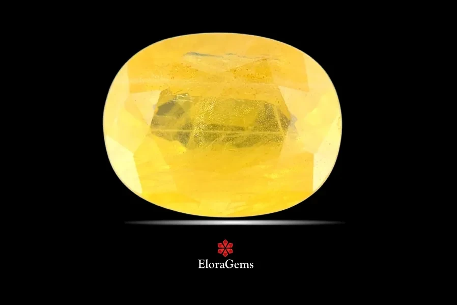 Yellow Sapphire (Pushparag) 10x8 MM 3.12 carats