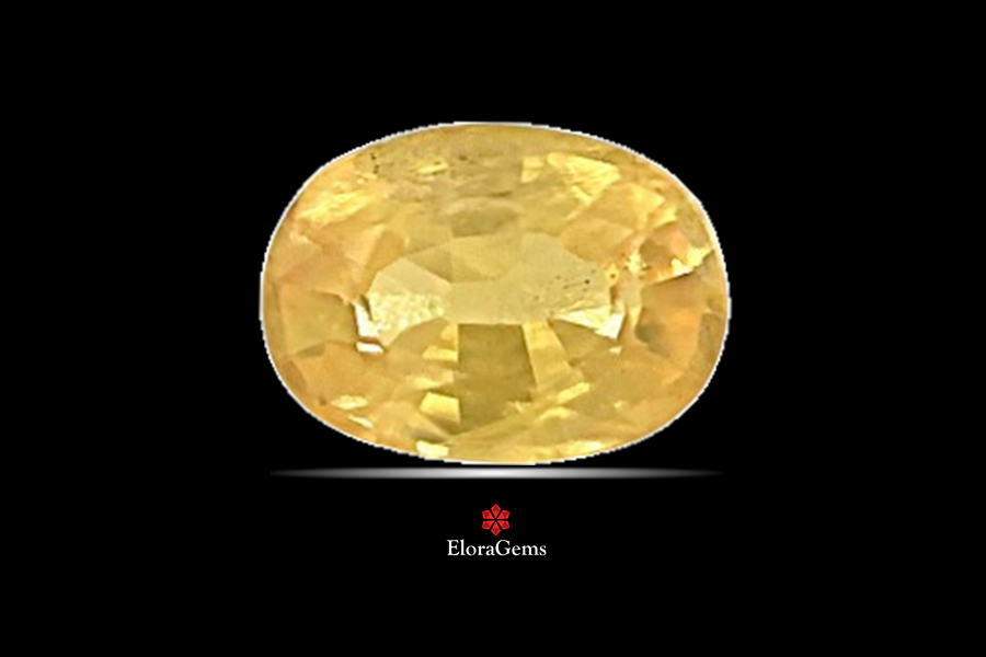 Yellow Sapphire (Pushparag) 7x5 MM 1.09 carats