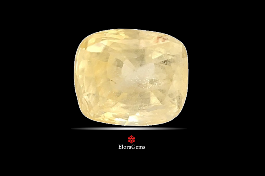 Yellow Sapphire (Pushparag) 8x7 MM 3.11 carats
