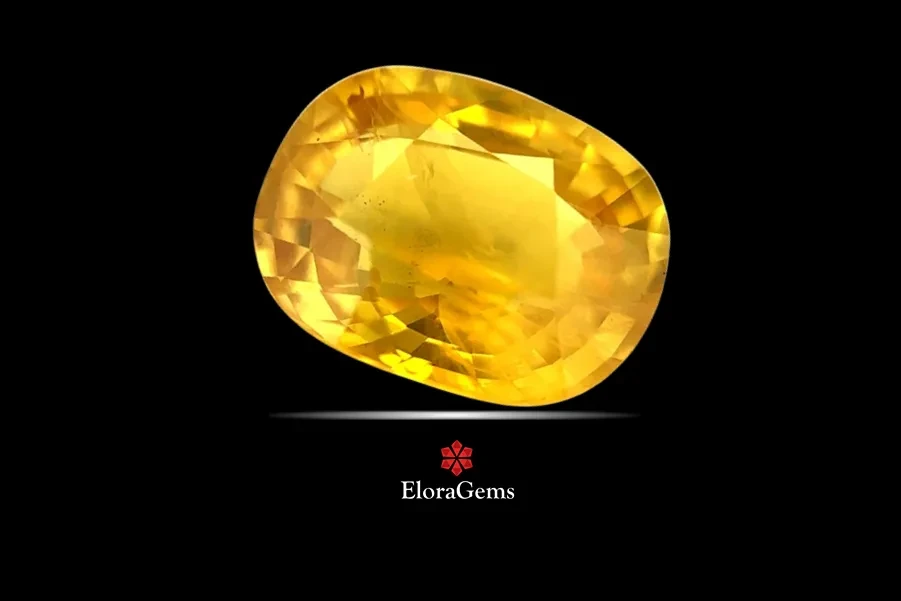 Yellow Sapphire (Pushparag) 15x11 MM 11.19 carats