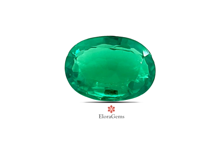 Emerald (Maragadham) 7x5 MM 0.74 carats