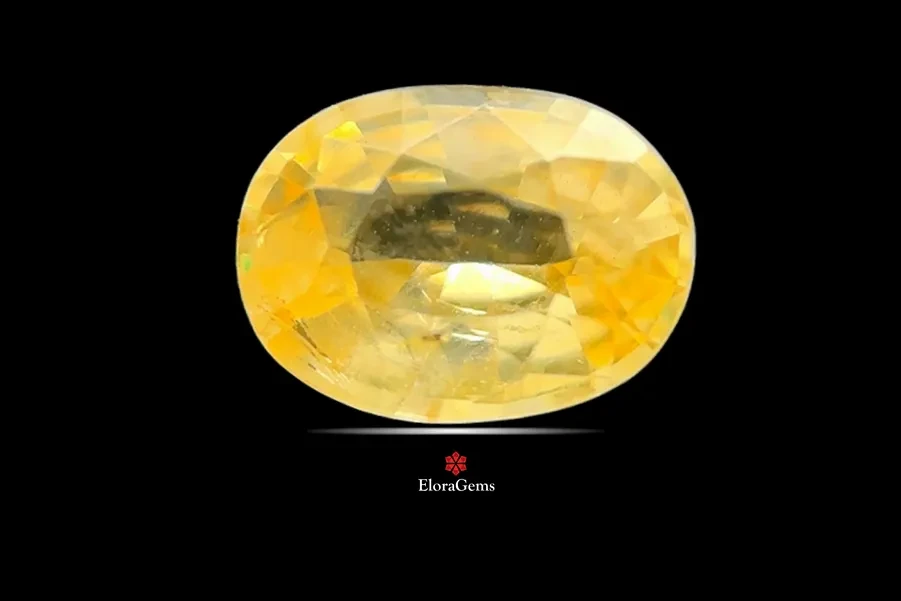 Yellow Sapphire (Pukhraj) 7x5 MM 1.08 carats