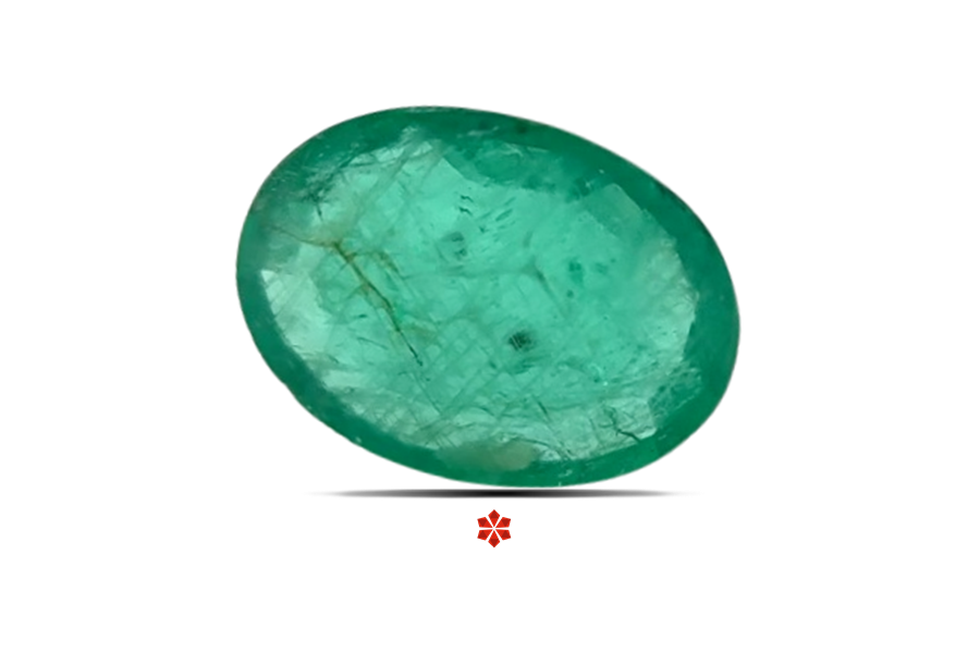 Emerald (Maragadham) 9x7 MM 1.36 carats