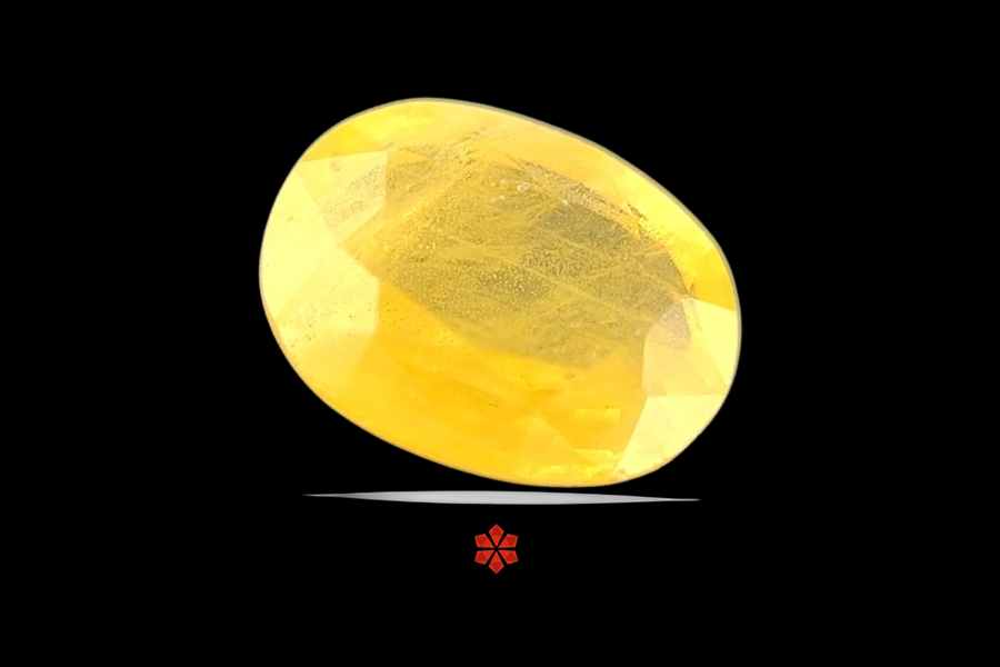 Yellow Sapphire (Pushparag) 10x8 MM 3.18 carats