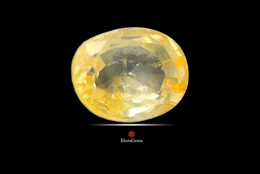 Yellow Sapphire (Pukhraj) 8x6 MM 1.9 carats