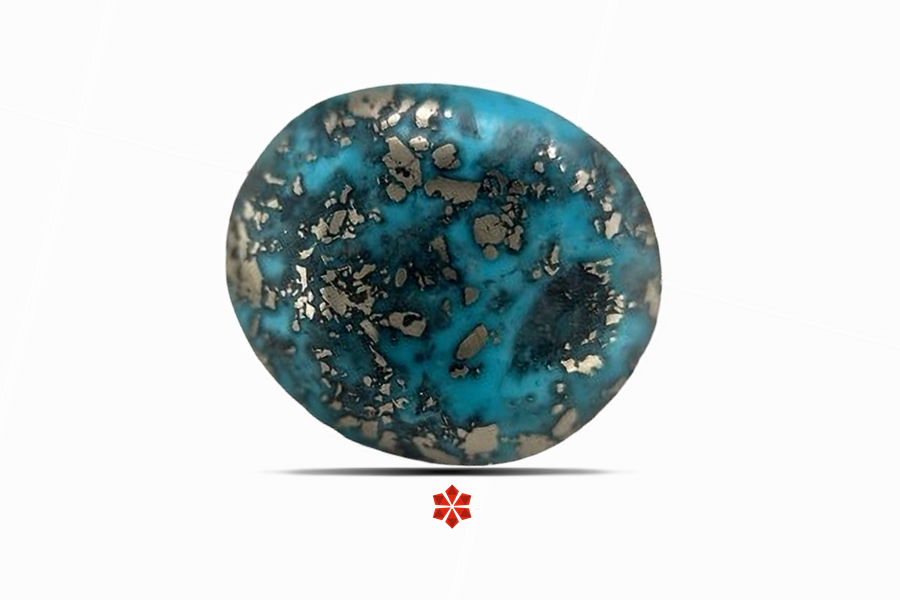 Turquoise(Firoza) 19x16 MM 12.95 carats