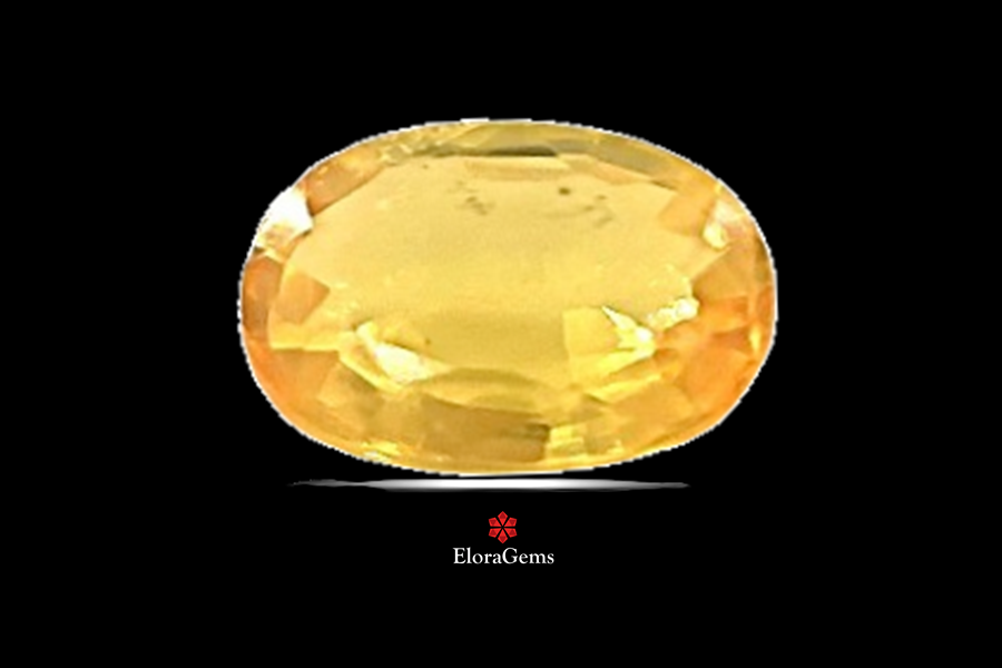 Yellow Sapphire (Pushparag) 7x5 MM 1.05 carats