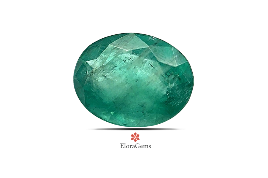 Emerald (Maragadham) 8x6 MM 1.23 carats