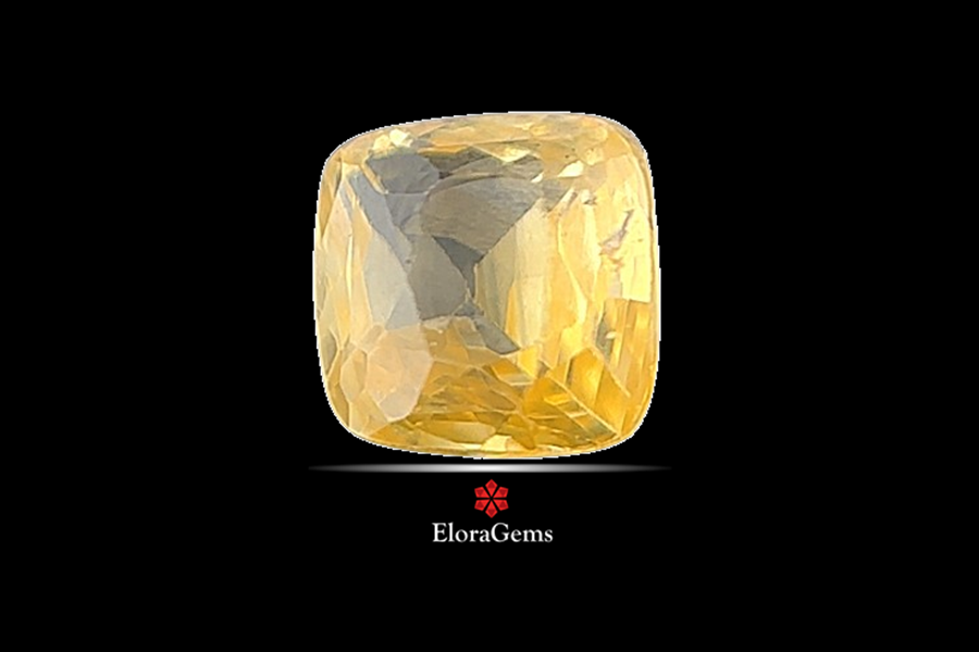 Yellow Sapphire (Pushparag) 6x6 MM 1.62 carats