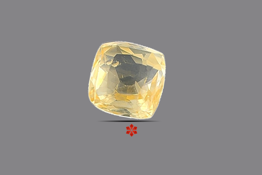 Yellow Sapphire (Pushparag) 6x6 MM 1.41 carats