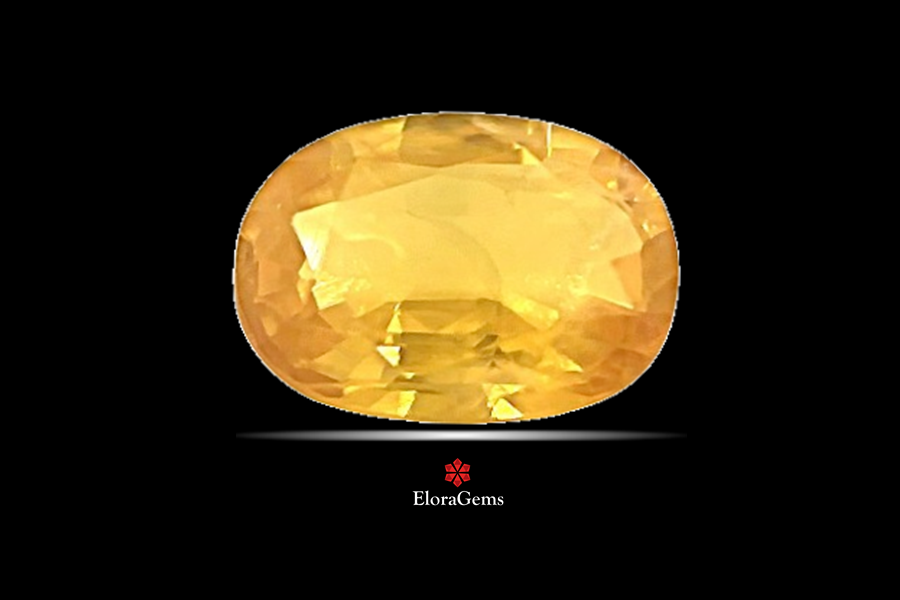 Yellow Sapphire (Pushparag) 9x7 MM 1.97 carats