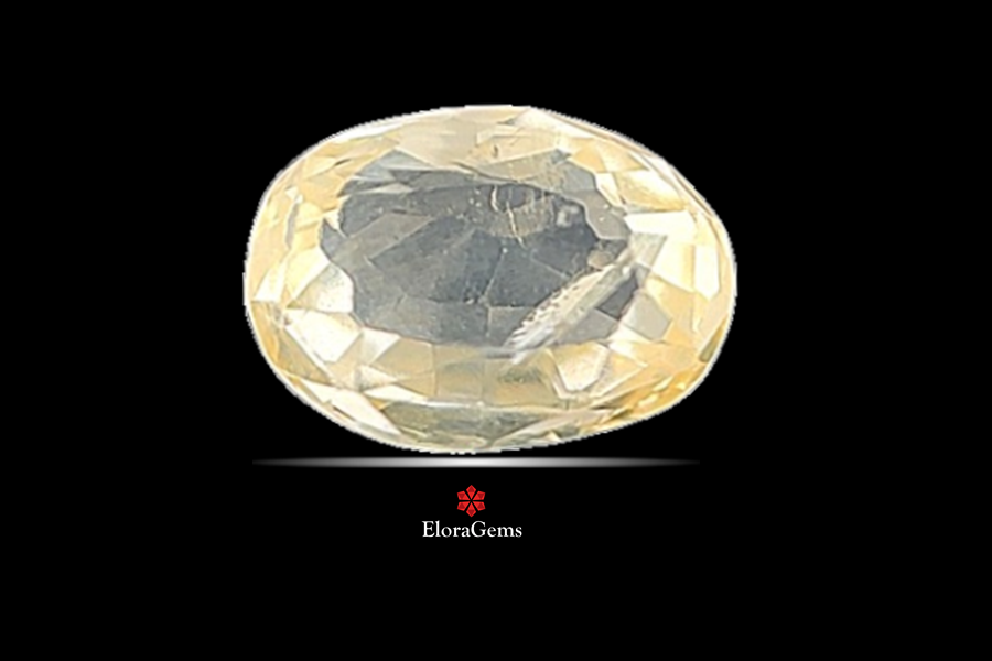 Yellow Sapphire (Pushparag) 7x5 MM 1.34 carats