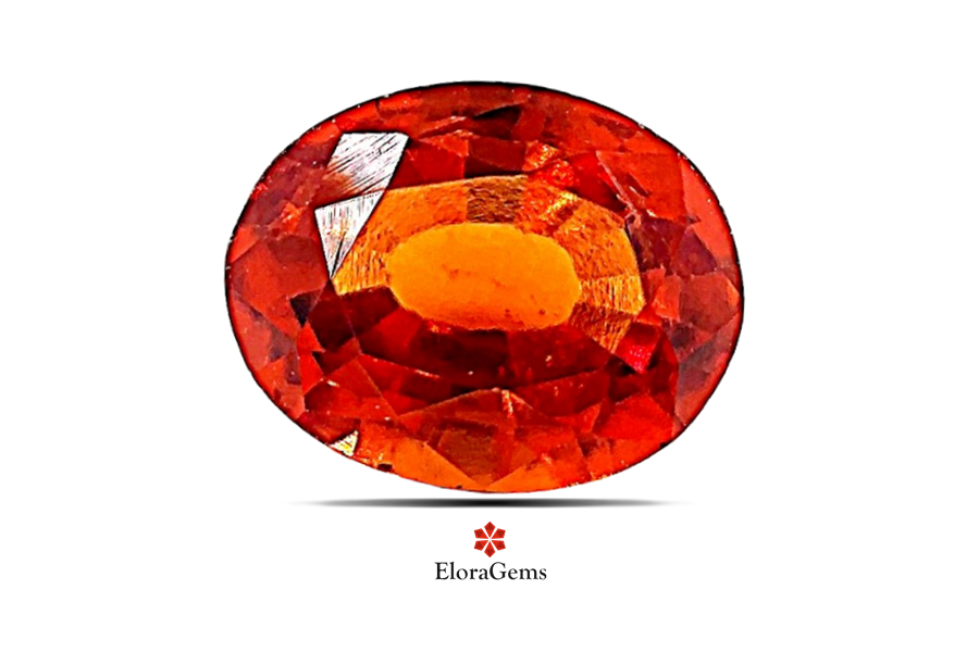 Hessonite (Gomed) 8x6 MM 1.64 carats