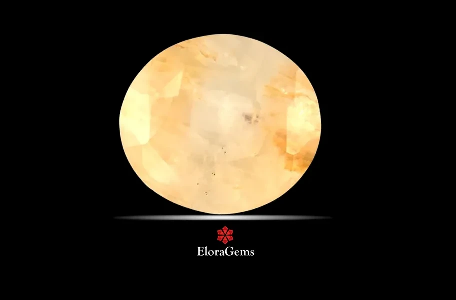 Yellow Sapphire (Pushparag) 11x10 MM 7.26 carats