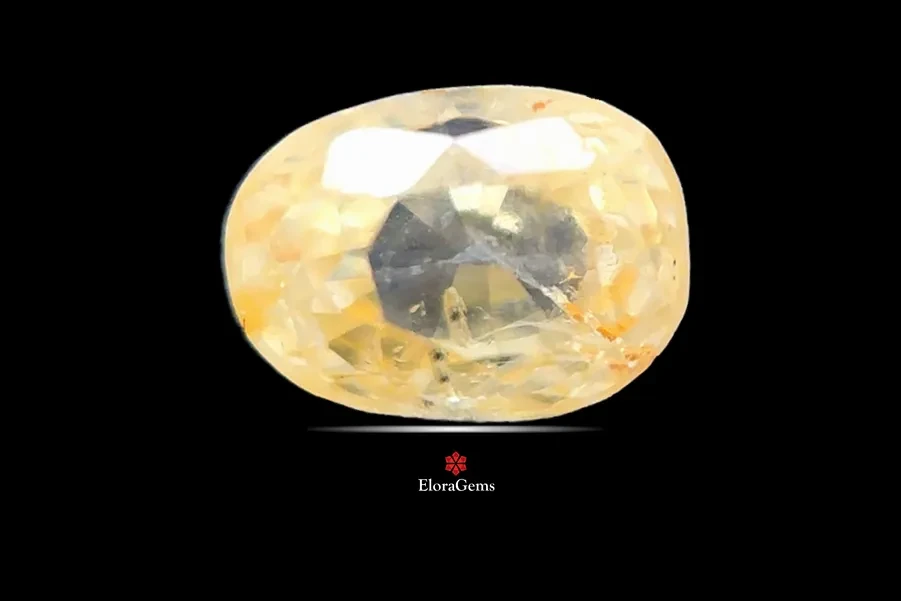 Yellow Sapphire (Pukhraj) 6x4 MM 0.86 carats