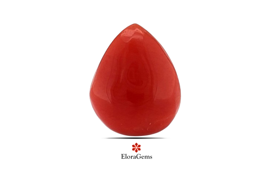 Red Coral 11x9 MM 2.57 carats