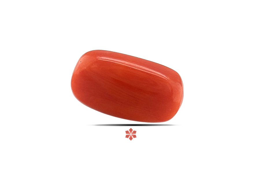 Red Coral (Pavalam) 15x9 MM 6.35 carats
