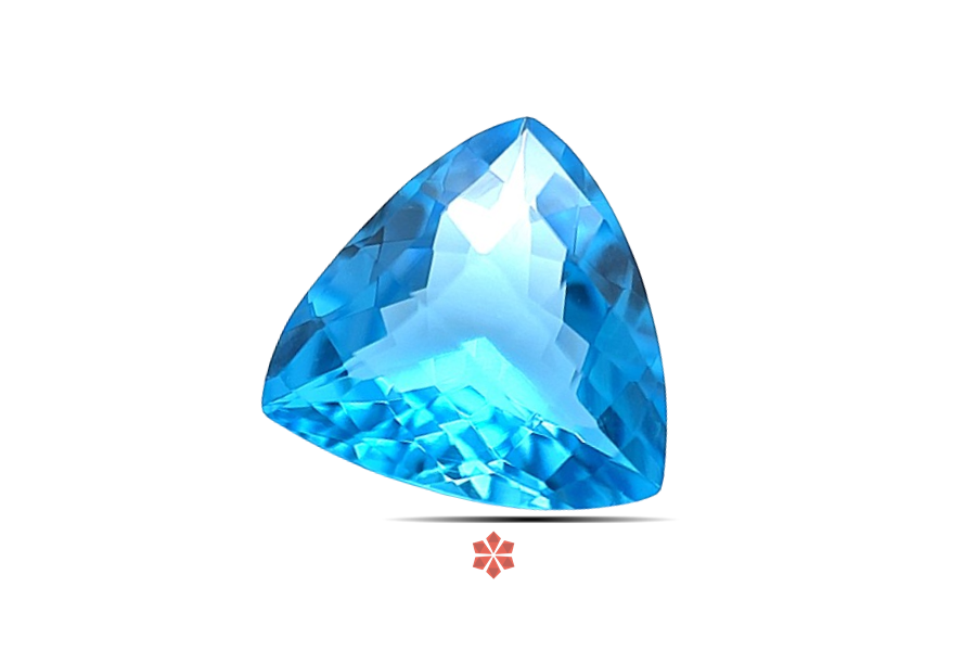 Blue Topaz 12x12 MM 5.2 carats