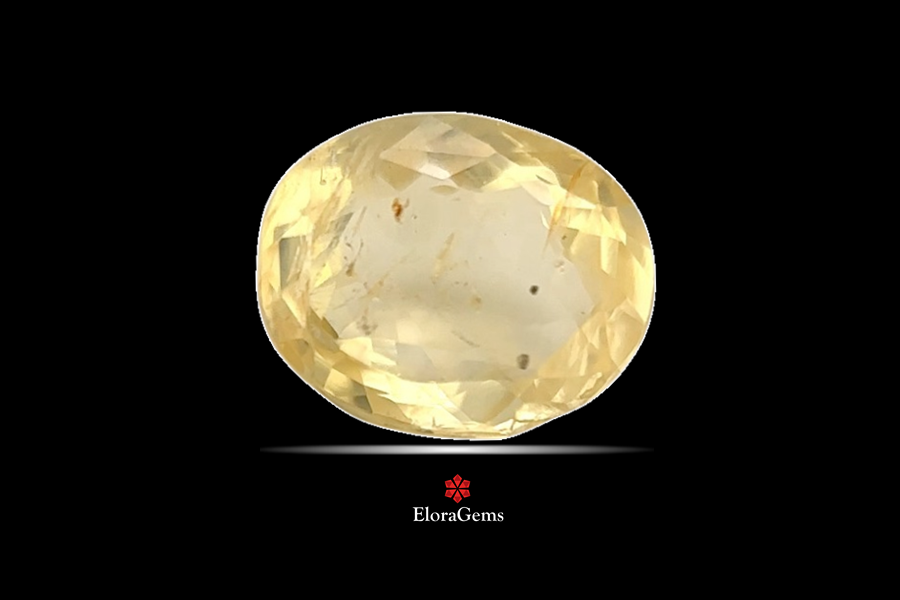 Yellow Sapphire (Pushparag) 9x8 MM 2.81 carats