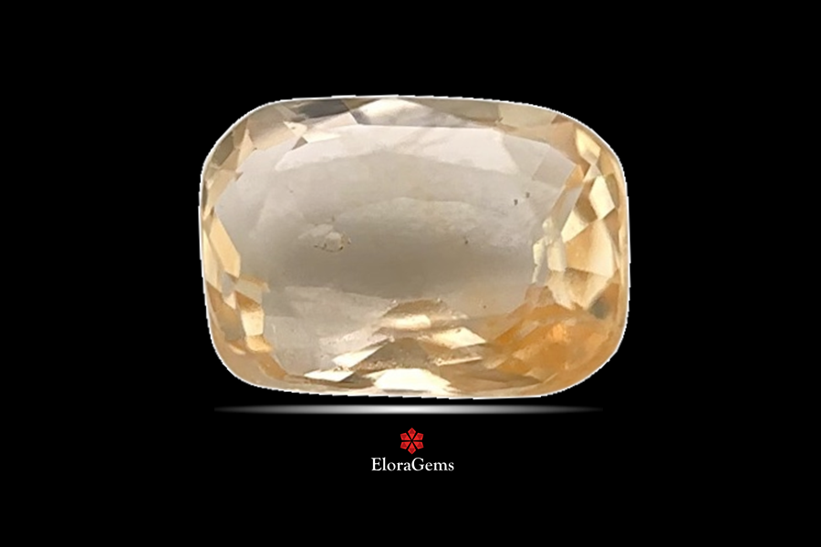 Yellow Sapphire (Pushparag) 7x5 MM 1.23 carats