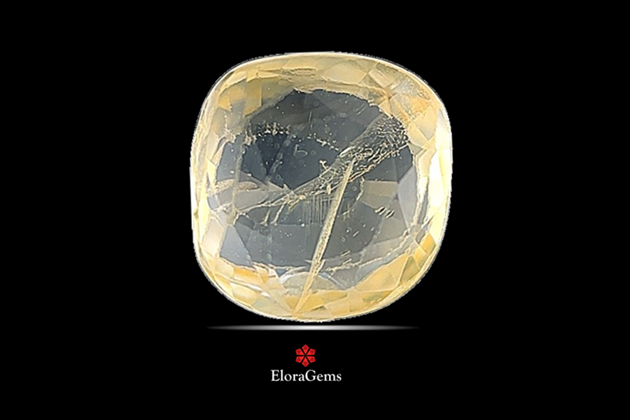 Yellow Sapphire (Pushparag) 8x8 MM 2.48 carats