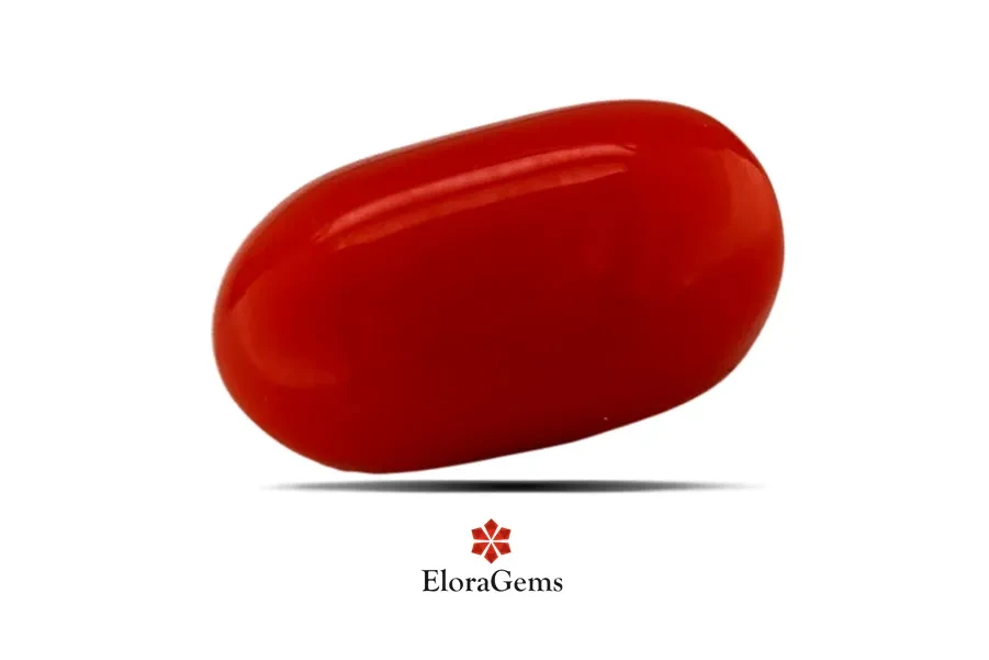 Red Coral (Pavalam) 14x8 MM 6.48 carats
