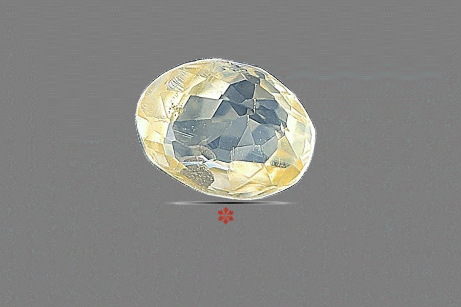 Yellow Sapphire (Pushparag) 6x5 MM 0.69 carats