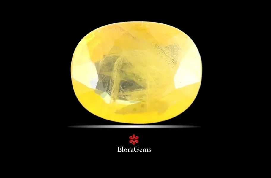 Yellow Sapphire (Pushparag) 10x8 MM 3.14 carats