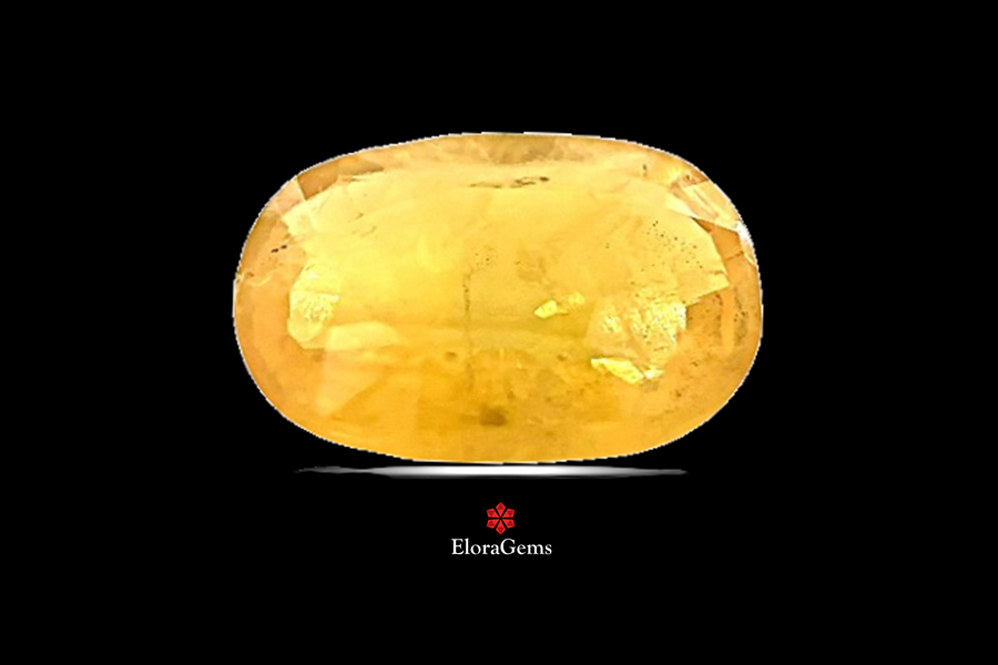 Yellow Sapphire (Pushparag) 11x7 MM 3.34 carats