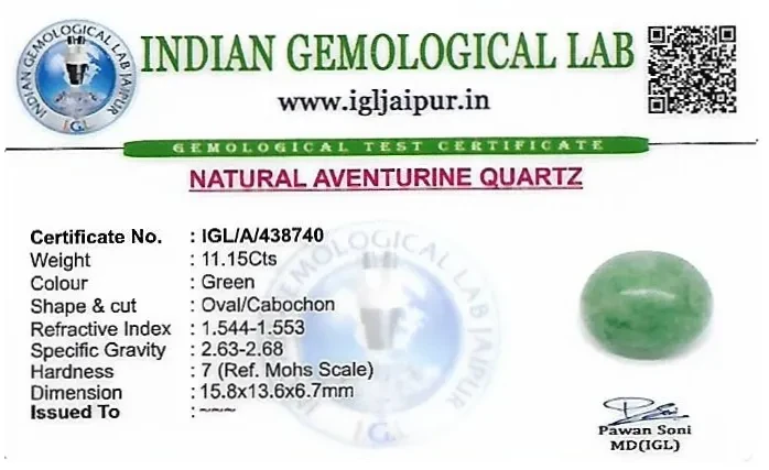 Aventurine 16x14 MM 11.15 carats