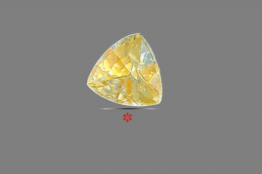 Yellow Sapphire (Pushparag) 5x5 MM 0.57 carats