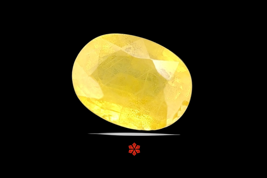 Yellow Sapphire (Pushparag) 10x8 MM 3.27 carats