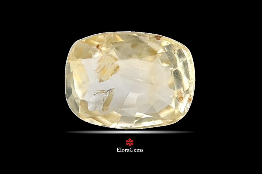 Yellow Sapphire (Pushparag) 9x7 MM 2.6 carats