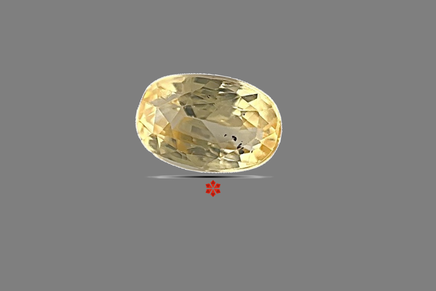 Yellow Sapphire (Pushparag) 8x5 MM 1.64 carats