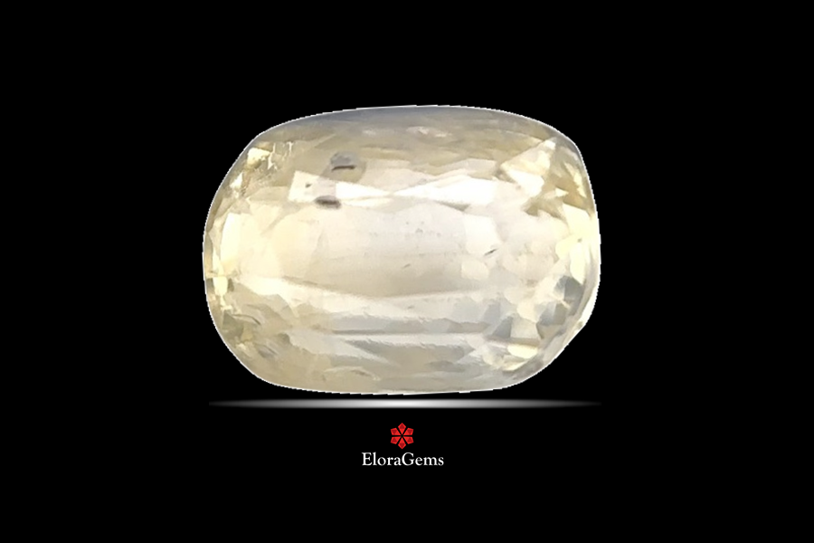 Yellow Sapphire (Pushparag) 8x6 MM 3 carats