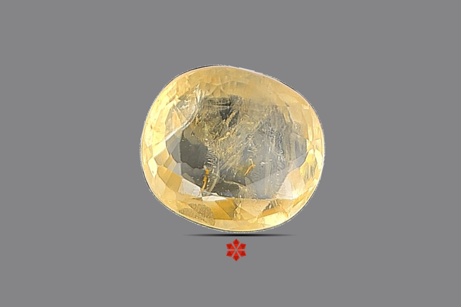 Yellow Sapphire (Pushparag) 9x8 MM 2.66 carats