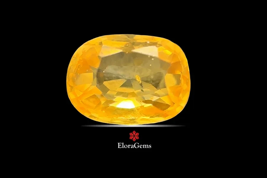 Yellow Sapphire (Pukhraj) 6x4 MM 0.61 carats