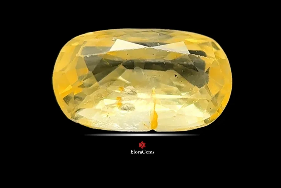 Yellow Sapphire (Pukhraj) 10x6 MM 2.1 carats