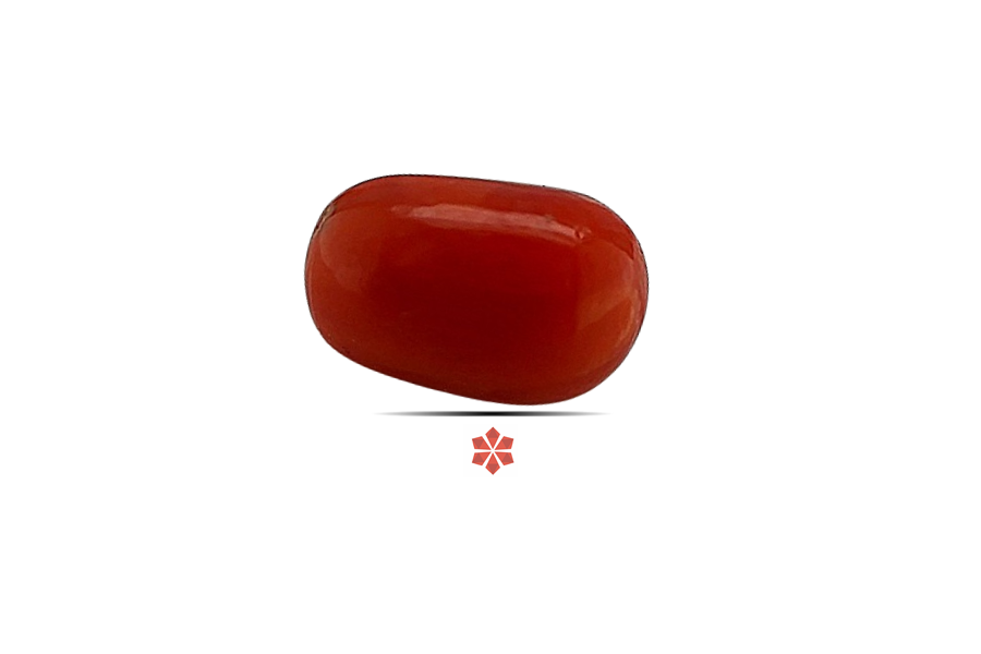 Red Coral 10x7 MM 2.74 carats