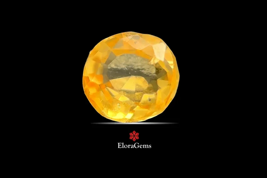 Yellow Sapphire (Pukhraj) 5x5 MM 0.78 carats