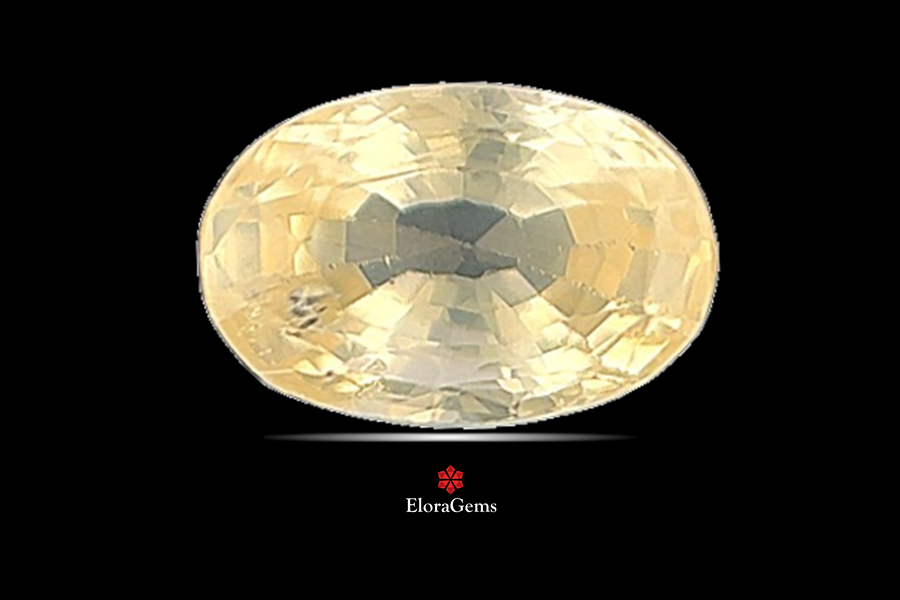 Yellow Sapphire (Pushparag) 8x5 MM 1.71 carats