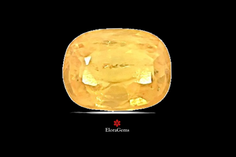 Yellow Sapphire (Pushparag) 7x5 MM 1.2 carats