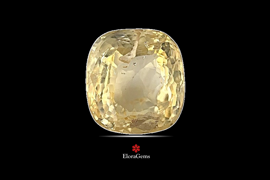 Yellow Sapphire (Pushparag) 8x8 MM 2.98 carats