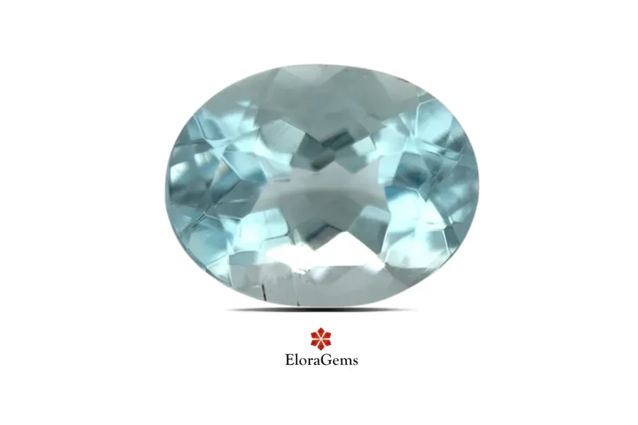 Aquamarine 9x7 MM 2 carats