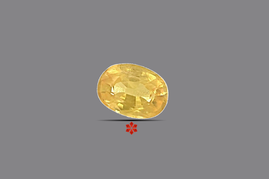 Yellow Sapphire (Pushparag) 7x5 MM 1.09 carats